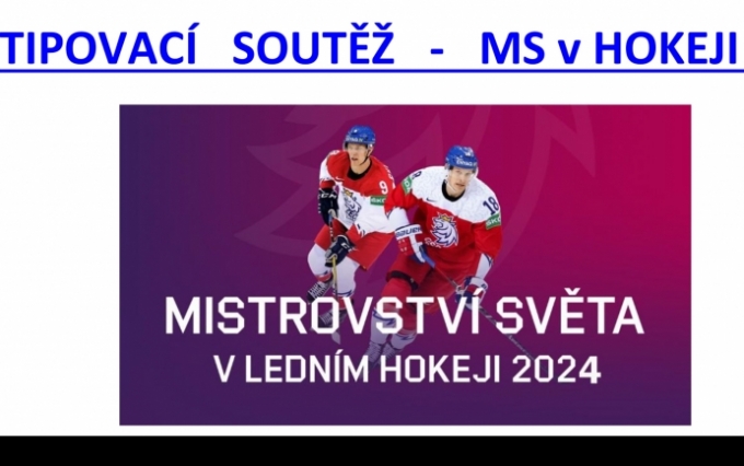Tipovací soutěž - MS v hokeji 2024